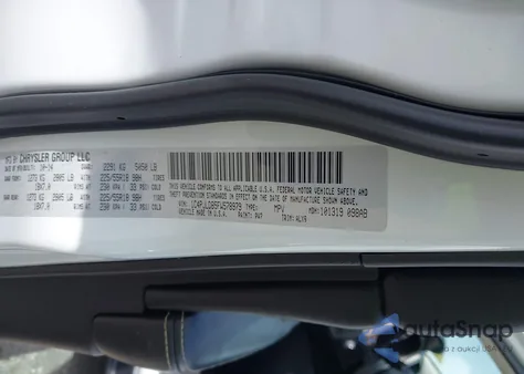 2015 Jeep Cherokee Limited from USA, damaged, VIN 1C4PJLDB5FW578979